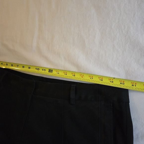 Lands' End High Rise Black Women's Cotton Blend Bootcut Trousers - Picture 6 of 9